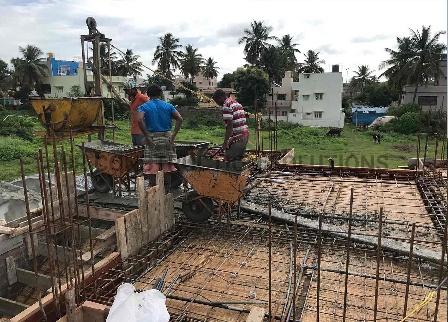 Slab Concreating | HRConstructionsolutions I Bangalore